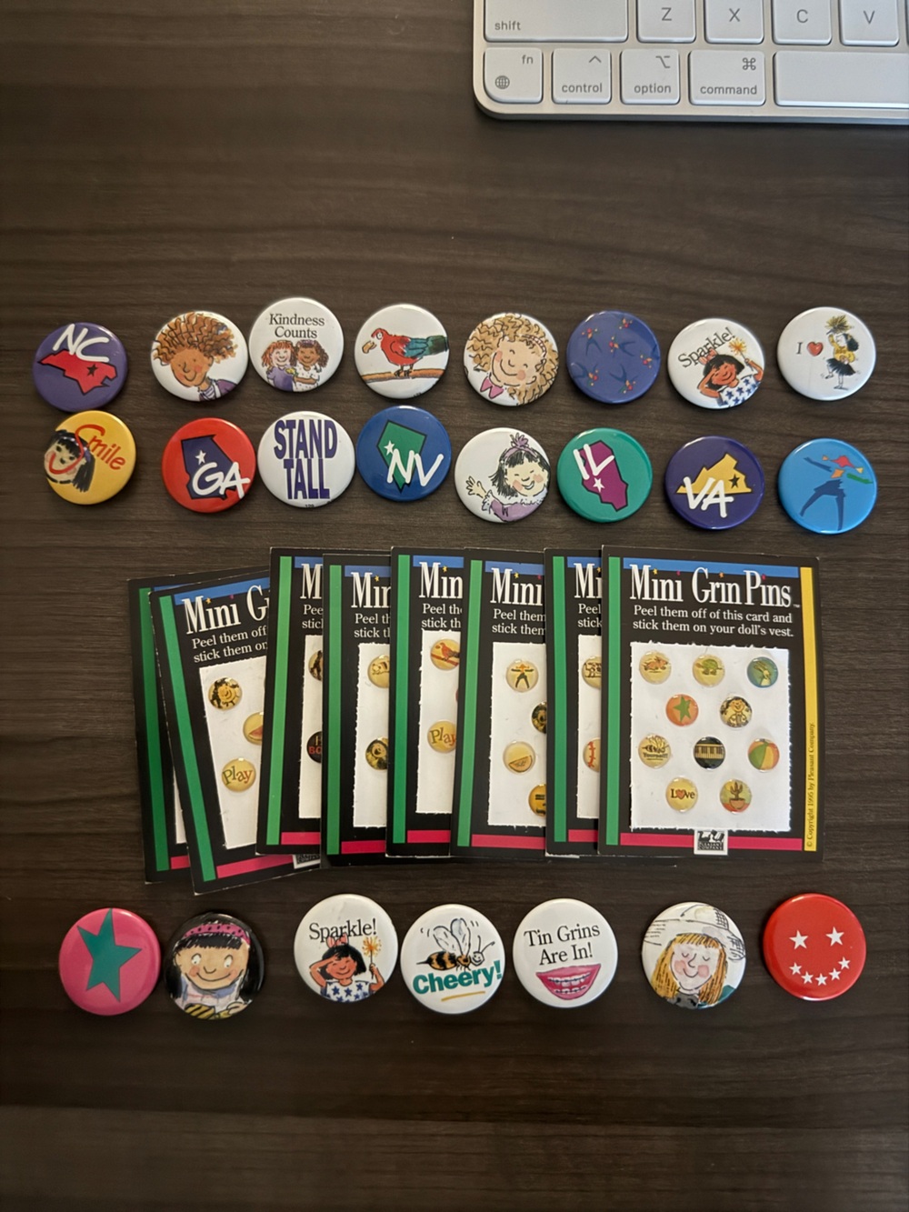 American Girl Mini Grip Pins Assortment